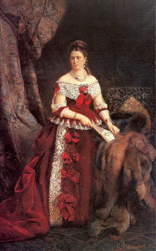 Makovsky, Konstantin Portrait of Countess Vera Zubova china oil painting image